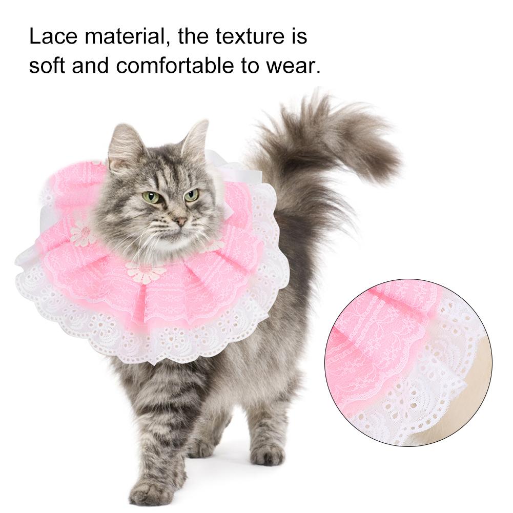 Cute Lace Bowknot Pet Saliva Towels Neckerchief Collar Drool Bibs With Bell Decoration for Dog Cat