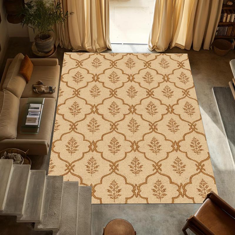 

Retro Area Rugs Extra Soft & Comfy Carpet Area Rugs for Living Room Indoor Floormat for Bedroom Machine Washable for Kids Boho 40x60CM