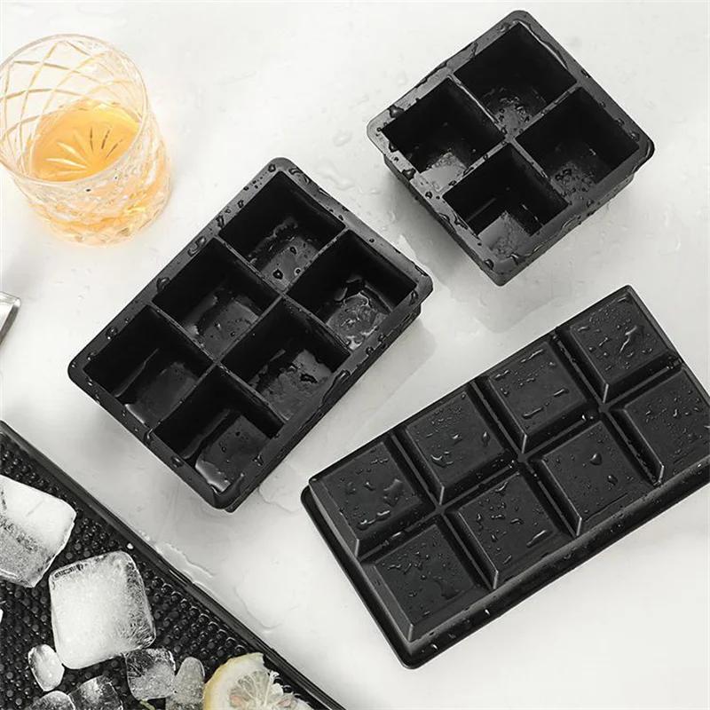 4/6/8/15 Mřížek Mřížková Velká Forma na Ledový Podnos Formy z Potravinářského Silikonu Obří Podnos na Ledové Kostky DIY Výrobník Ledu Domácí bar Formy na Ledové Koule