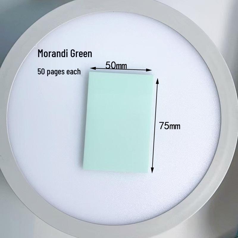 Transparent PET Morandi Sticky Notes for Students