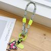 With Butterfly Pendant Cellphone Straps Hanging Cord Mobile Phone Lanyard Short Wrist Strap Charm Anti-lost Chain Women Keychain