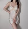 Women's Ice Silk Lace Pajama Set - Camisole & Shorts for Spring/Summer/Autumn
