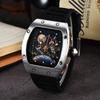 2025 New Barrel-shaped Space Astronaut Luminous Hollow Tourbillon Fashion Men's Quartz Watch