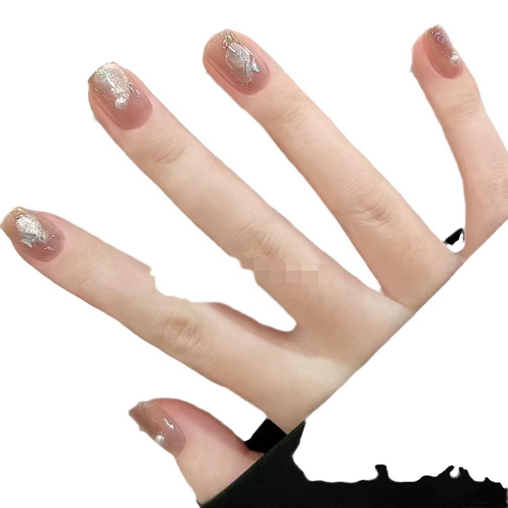 Pure Handmade Phototherapy Wearer In Wonderland Finished Product Reusable Nail Art Patches