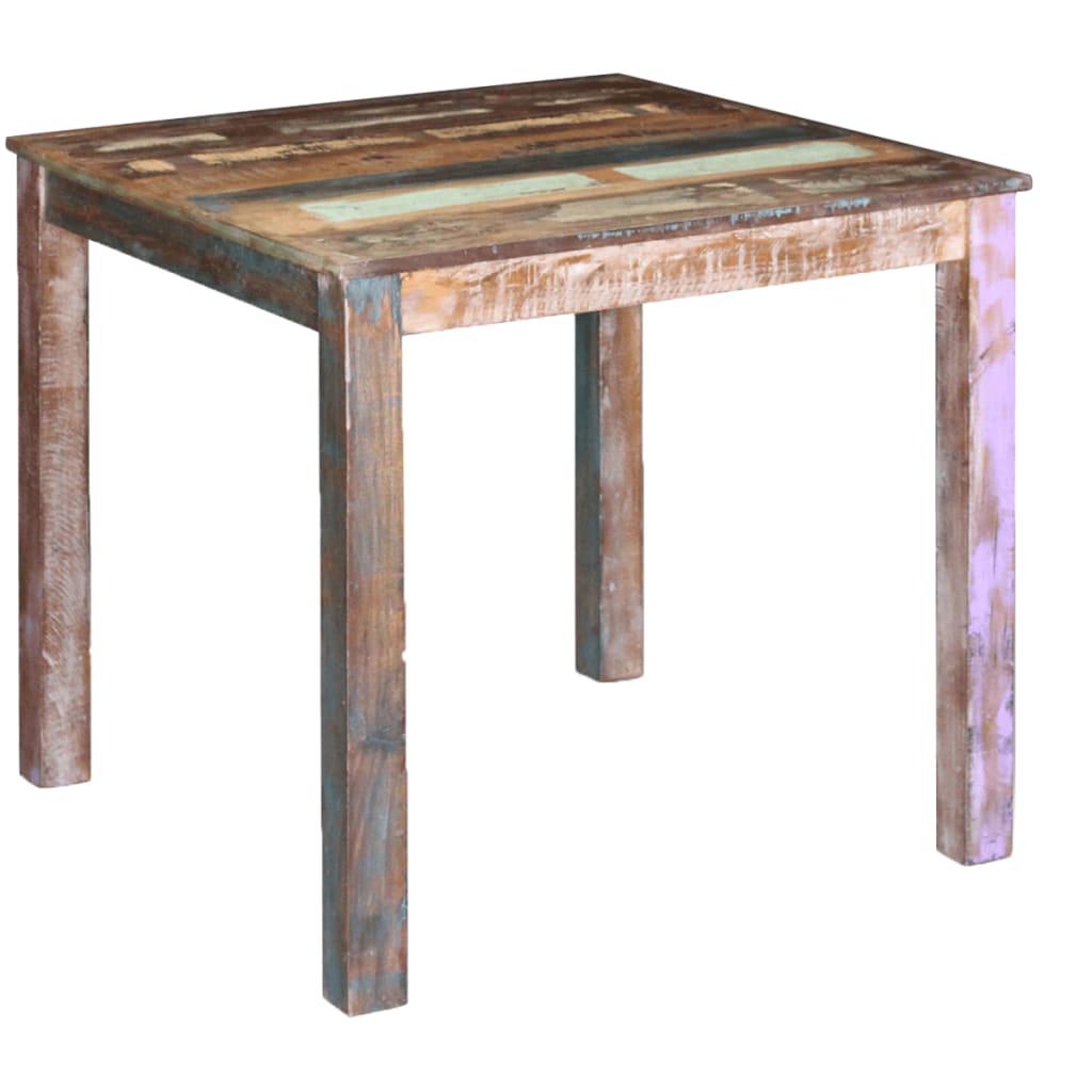 Dining Table Solid Reclaimed Wood 80 x 82 x 76 cm