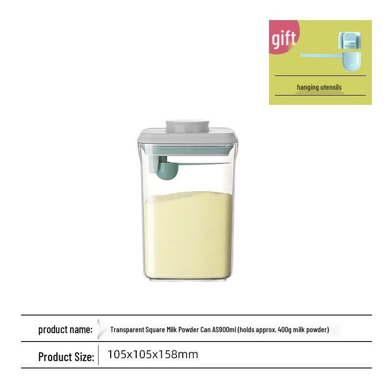 Contenant de stockage portable Ankou pour lait en poudre et céréales pour bébé - Étanche à l'humidité, hermétique, pour portionner en déplacement