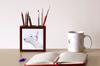 Bull Terrier, Bully – Pen holder with a dog, desk organizer with a print | Art-Dog