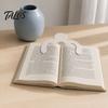 Creative Book Page Clip 3D Printed Bookmark, Hands Free Reading Design, Black And White Clip, Securely Fun Accessory, for Students Office Use