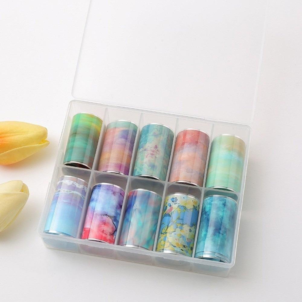 Flower Nail Foils The Starry Sky Nail Art Stickers Professional Nail Stickers  Manicure DIY