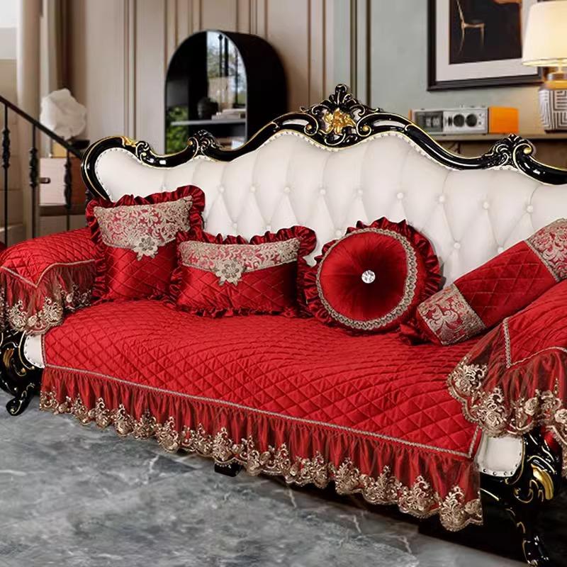 Sofa Cushion, Universal In All Seasons, Non-Slip, Light Luxury, High-End Thickened Seat Cushion, Sofa Cover, Backrest Towel, Cover Cloth, New Model