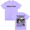 Miley Cyrus Flowers Lyric 90s Poster Graphic T Shirts Men Women Fashion Vintage High Quality Tshirts Casual 100 Cotton T Shirt
