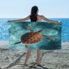 Cats Corgis Dogs Beach Sunglasses Beach Towel, Cute Pets Oversized Quick Dry, Sand Free Lightweight Travel Pool Mat