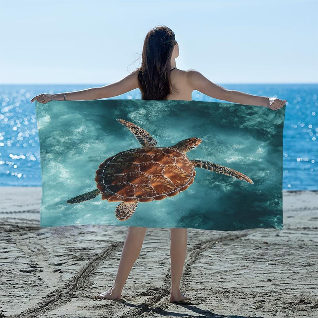 Cats Corgis Dogs Beach Sunglasses Beach Towel, Cute Pets Oversized Quick Dry, Sand Free Lightweight Travel Pool Mat