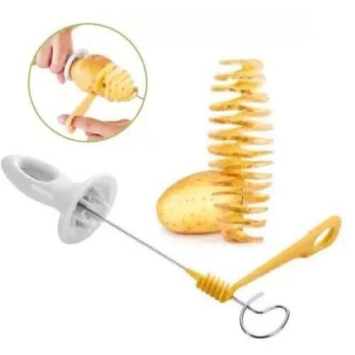 RSINC Manueller Kartoffelschneider Wiederverwendbarer Kartoffel-Twister Spiral-Kartoffelchips-Maker JL156070859510