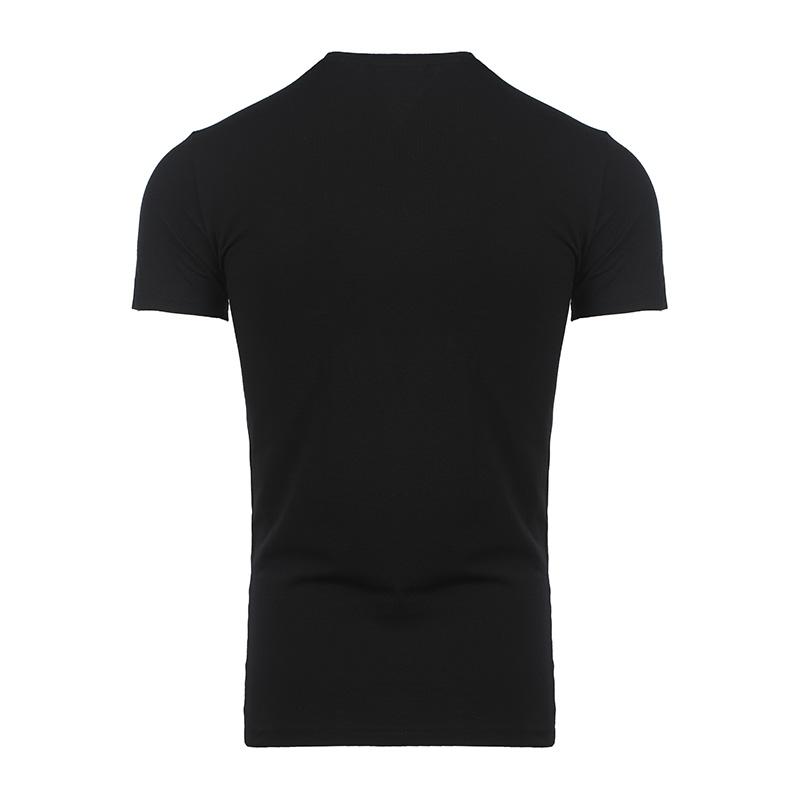 EMPORIO ARMANI T-Shirts Men's Black Crew Neck Moderate Straight Fit 1110352F51600020