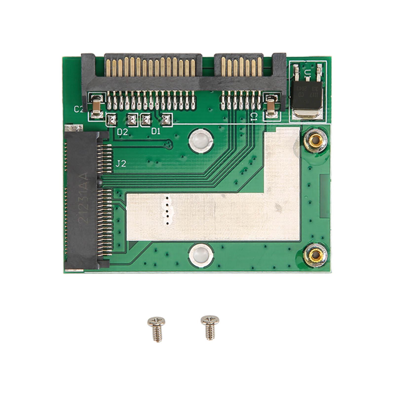 

MSATA SSD до 2.5in SATA Адаптерна карта 6.0 Гбіт/с Mini Pcie SSD Карта-конвертер Карта-адаптер SATA3