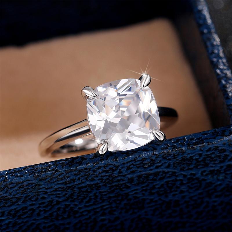 

Серия обручальных колец Huitan Crystal Cubic Zirconia для женщин, высококачественное цветное обручальное кольцо, модные ювелирные изделия 10