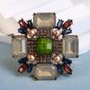 Retro Gemstone Elegant Ladies' Brooch