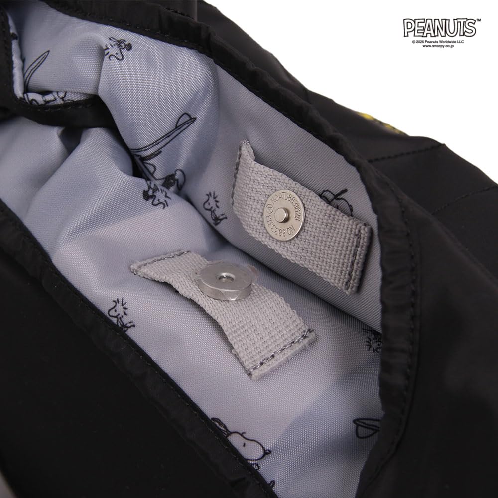 [OUTDOOR PRODUCTS] PEANUTS Collection Snoopy Messenger 2-Way Shoulder Bag ODB028 Black