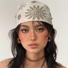 Headwear Flower Square Headscarf Y2K Hip Hop Print Hair Scarf Headband Soft Wrap Punk Bandana Ladies