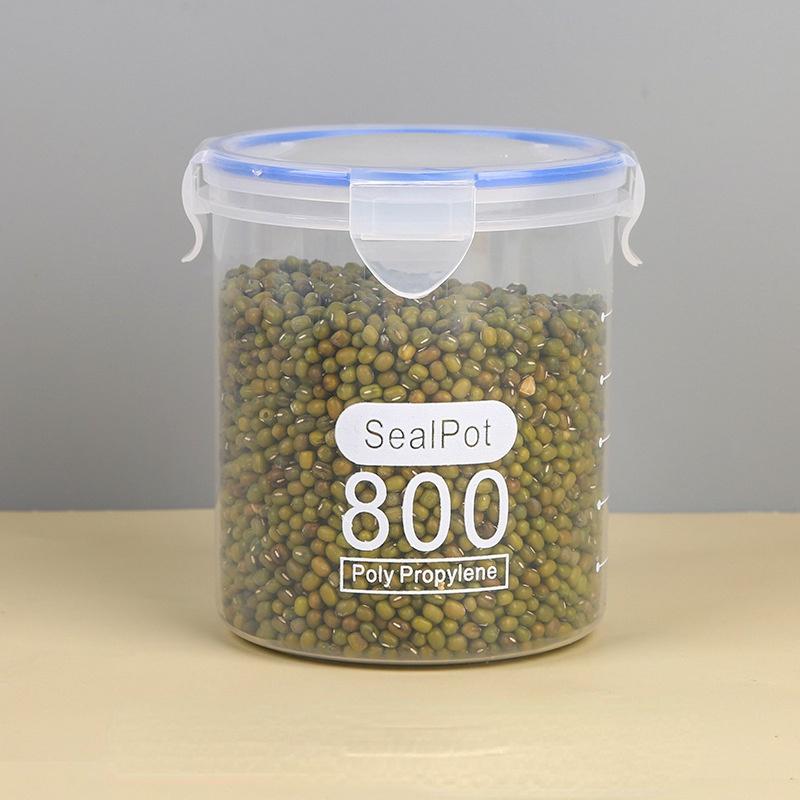 Håll dina spannmål färska och säkra med denna lufttäta spannmålsförvaringstank i plast