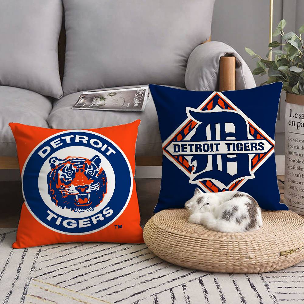 Decor T-Tigers D-Detroit Pillow Case Home Decor Throw For Sofa Bed Car Room Decor Gift Idea