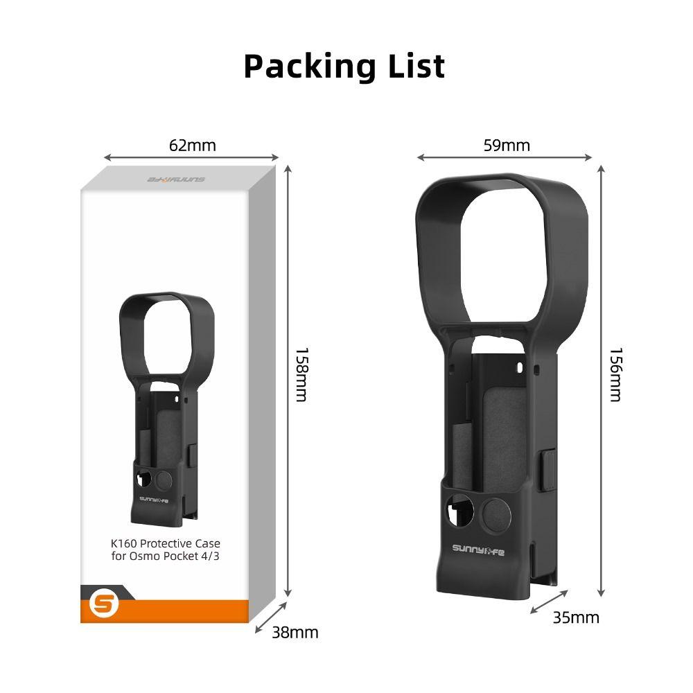 Anti-Scratch Protective Frame Case Housing Shell for DJI Osmo Pocket 4 3 Gimbal Camera Accessories
