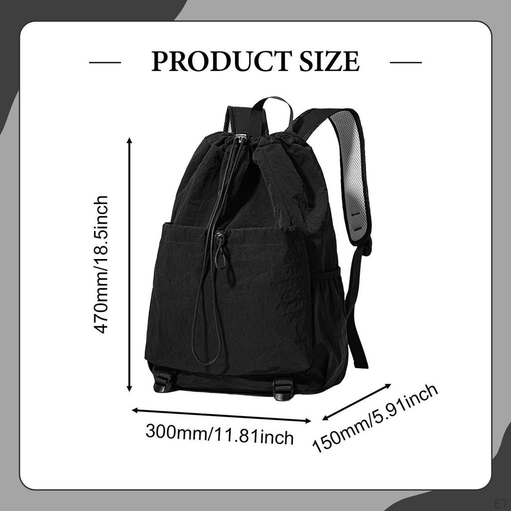 Kordelzug-Rucksack Badminton Tagesrucksack Professionelle Tennisschlägertasche Schläger Tragen