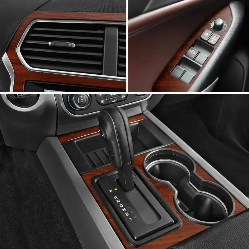Auto Holzmaserungsfolie Aufkleber Decals Wrap Folie PVC Holzstruktur 10x100cm Universell Auto Karosserie Styling Dekor Auto Innenraum DIY