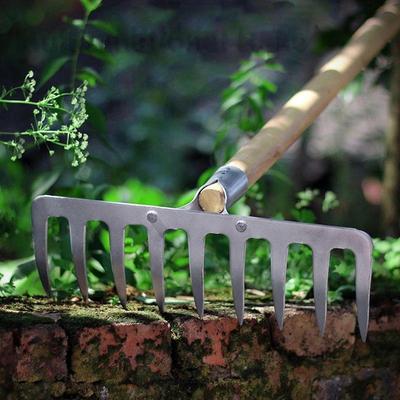 Weeding Hoe Rake Agricultural Farm Hand Tools Turning The Ground Loose Soil Artifact Nail Rake Tool Gardening Accessories