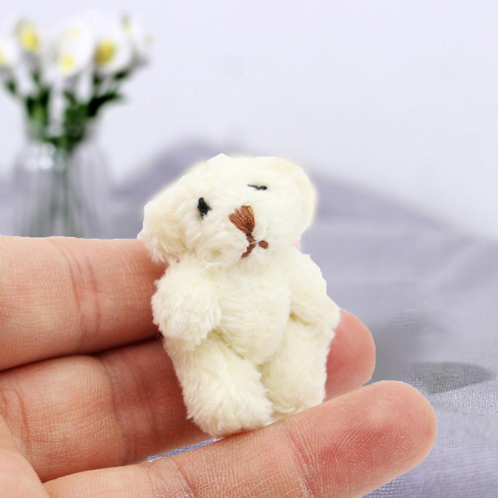 Simulation Plaything Good Gift For Kids Multicolor Dollhouse Doll Adorable Rabbit Bear Small Doll Doll House Supply