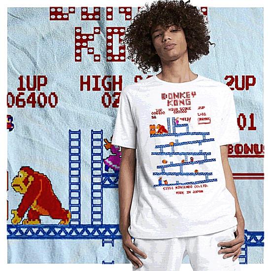 

Gamer t-shirt retro videogame Japanese 80s era action anime tee S-2XL M