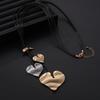 Long Sweater Chain Love Diamond Retro Ladies Fashion Pendant Necklace