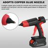 21V 1000W Cordless Electric Hot Melt Glue Guns Welding Hot Air Guns Plastic Temperature Adjustable Anti-scald Nozzle for Lithium Battery