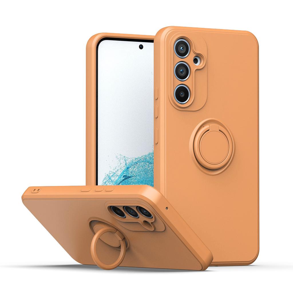 Suitable for Samsung A54 Mobile Phone Case A73 Liquid Silicone A13 Ring Bracket A42 Full Cover A22 Anti Fall A33 Soft Sleeve