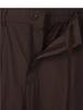 Enbiei Wide Parachute Woven Pants Brown