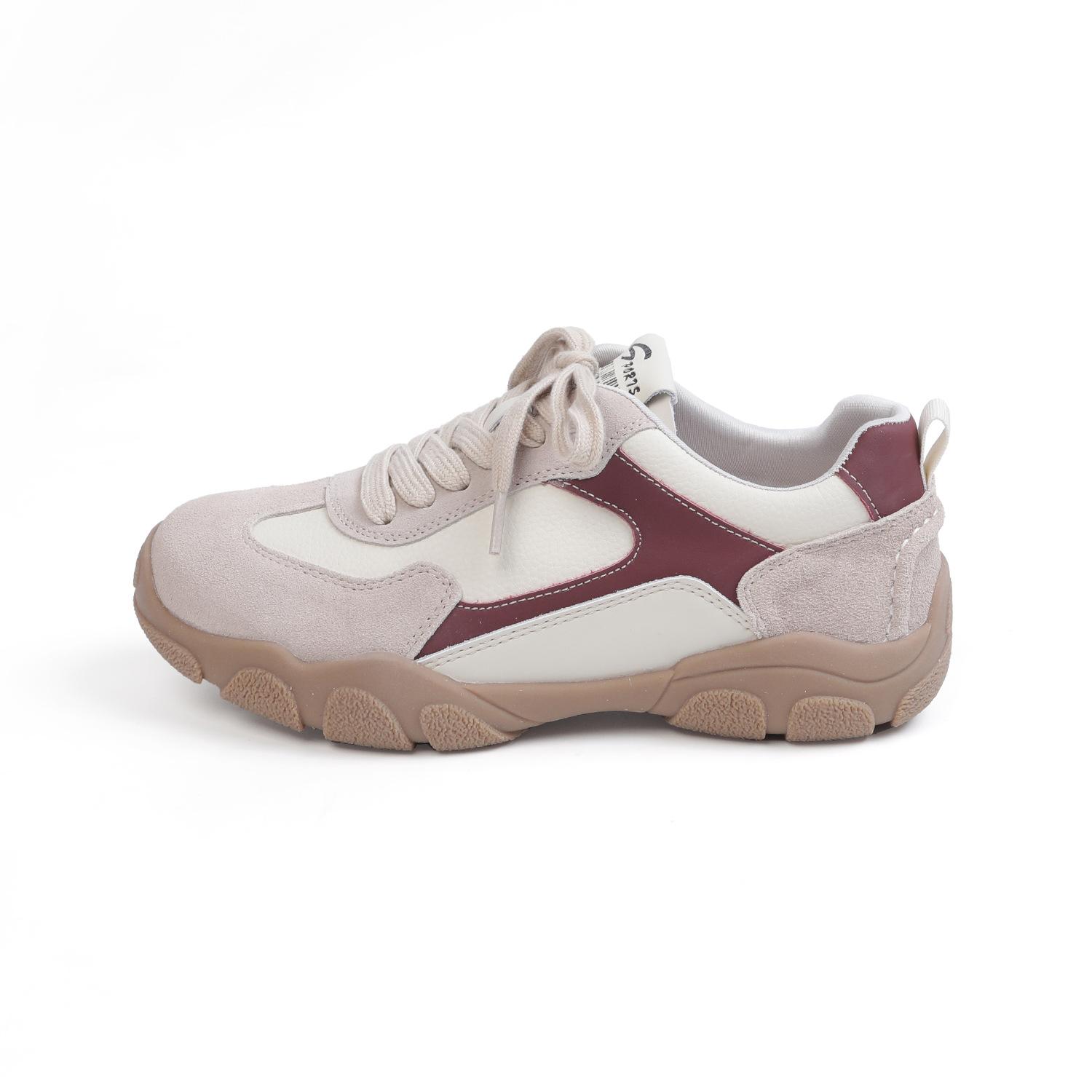 

Guyun Shu 2025 New Spring Versatile Color Matching Forrest Gump German Training Shoes Women s Feet Small Platform Sports Casual Women s Shoes 40