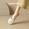 Augustine Bag Head Slippers Women's 2025 New Summer One-pedal French Mary Jane Evening Breeze Half-drag Single Shoes