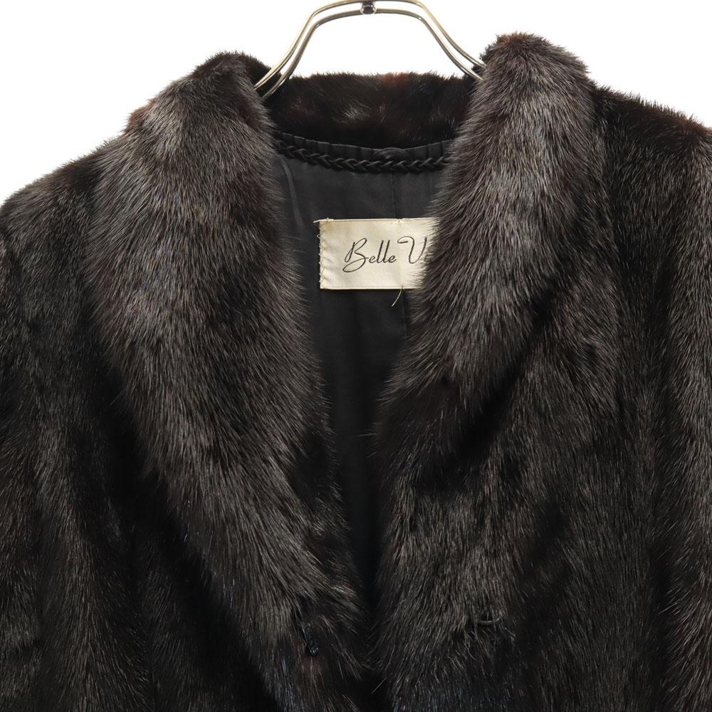SAGA MINK Bell Vision Fur coat 9 Dark brown Women Used