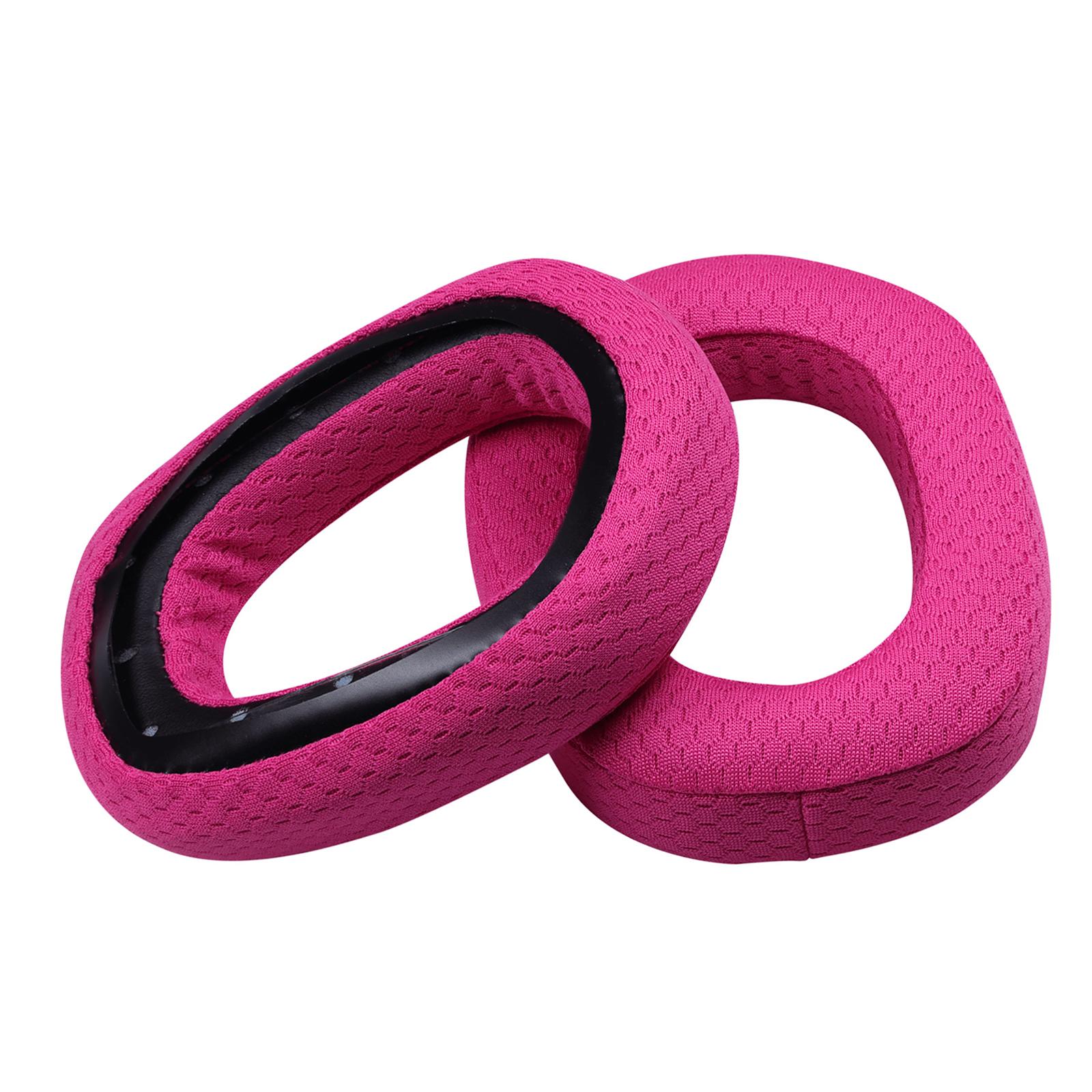 

Airflow Enhanced Foam Ear Cushions for G435 Headphones Earmuff Noise Isolation Earpads Easy Installation and Removal розовый