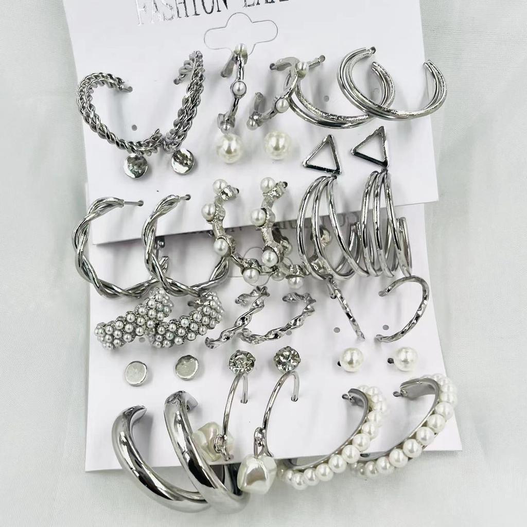 XP17 Perlenohrring-Set - Trendig und modisch