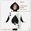 Halloween children's costumes funny party poker play parent-child costumes stage drama event performance cos children's clothing