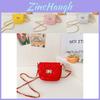 Chic Korean Style Girls Crossbody Bag Fashionable Quilted Chain Shoulder Bag For Toddlers