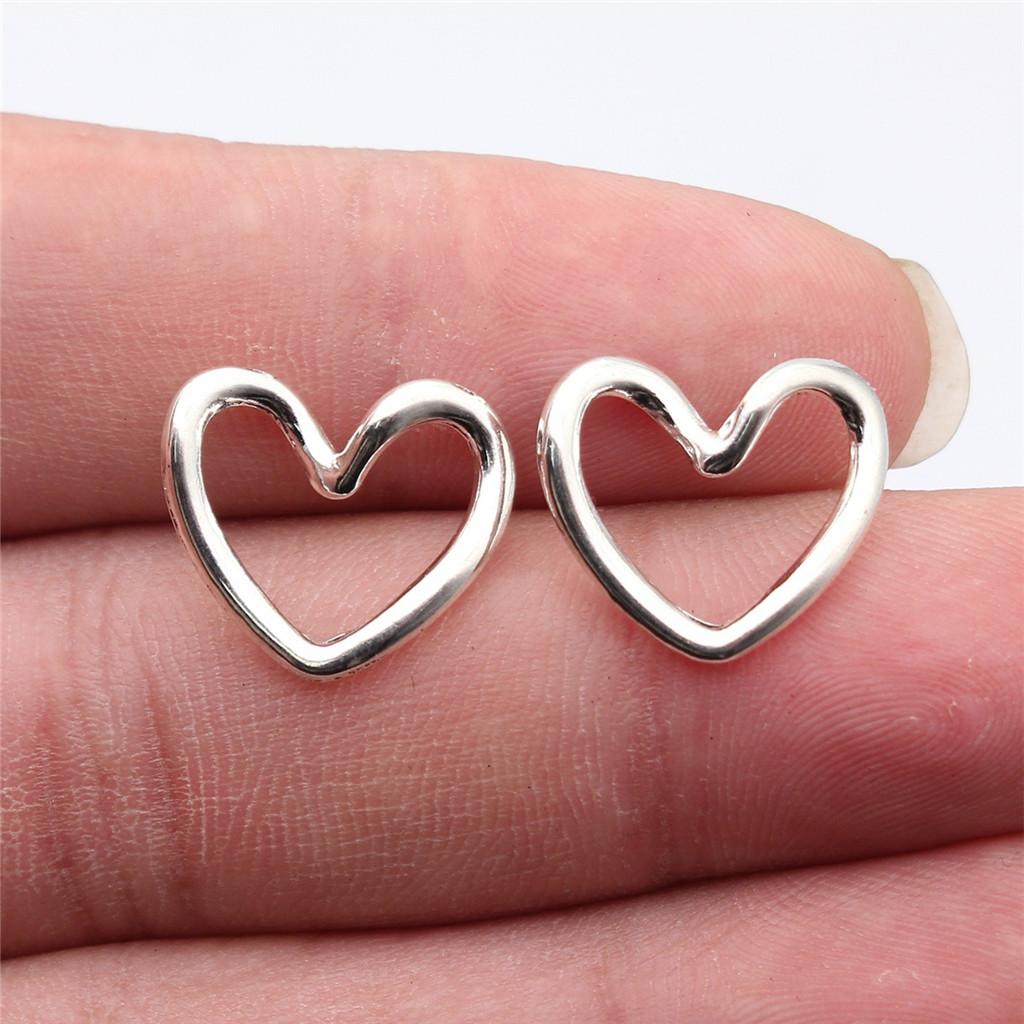 Heart Connectors Love Symbol Antique Bronze Zinc Alloy Jewelry Making DIY Jewelry Making Style Pendant Connectors