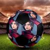 Soccer Ball Colorful Machine Stitched PVC Size 5 Team Training Competition Ready Durable High-Bounce Cool Sports Gift