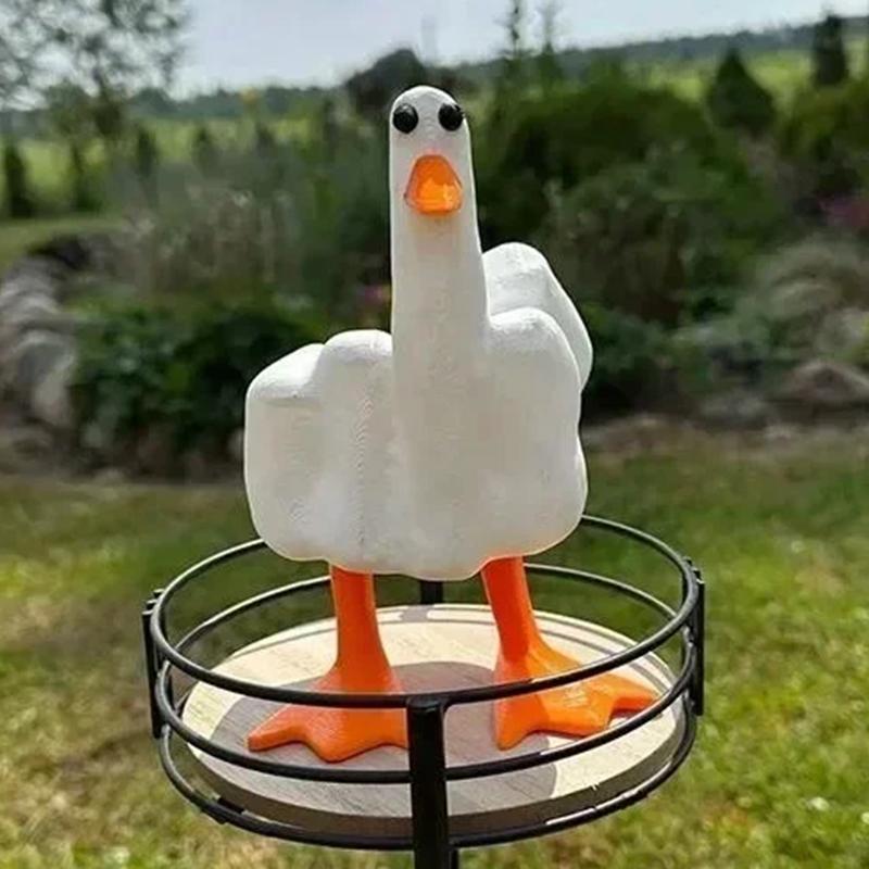 

Забавная фигурка утенка из смолы, украшение для сада, патио, микроландшафта