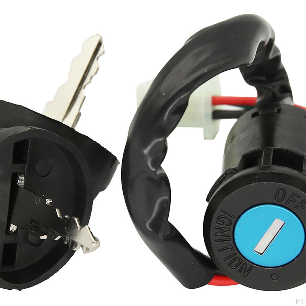 Ignition Key Switch Multifunction Practical Electric Door Lock Starter Assembly for Vehicle