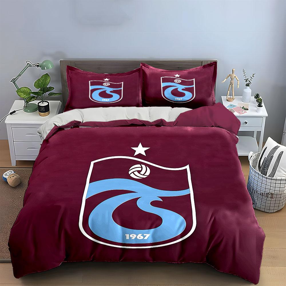 "Maroon Blue Emblem Bedding Set" Bedding Duvet Cover Set Duvet Cover Pillowcases (1 * Duvet Cover 2 * Pillowcases, without duvet insert)