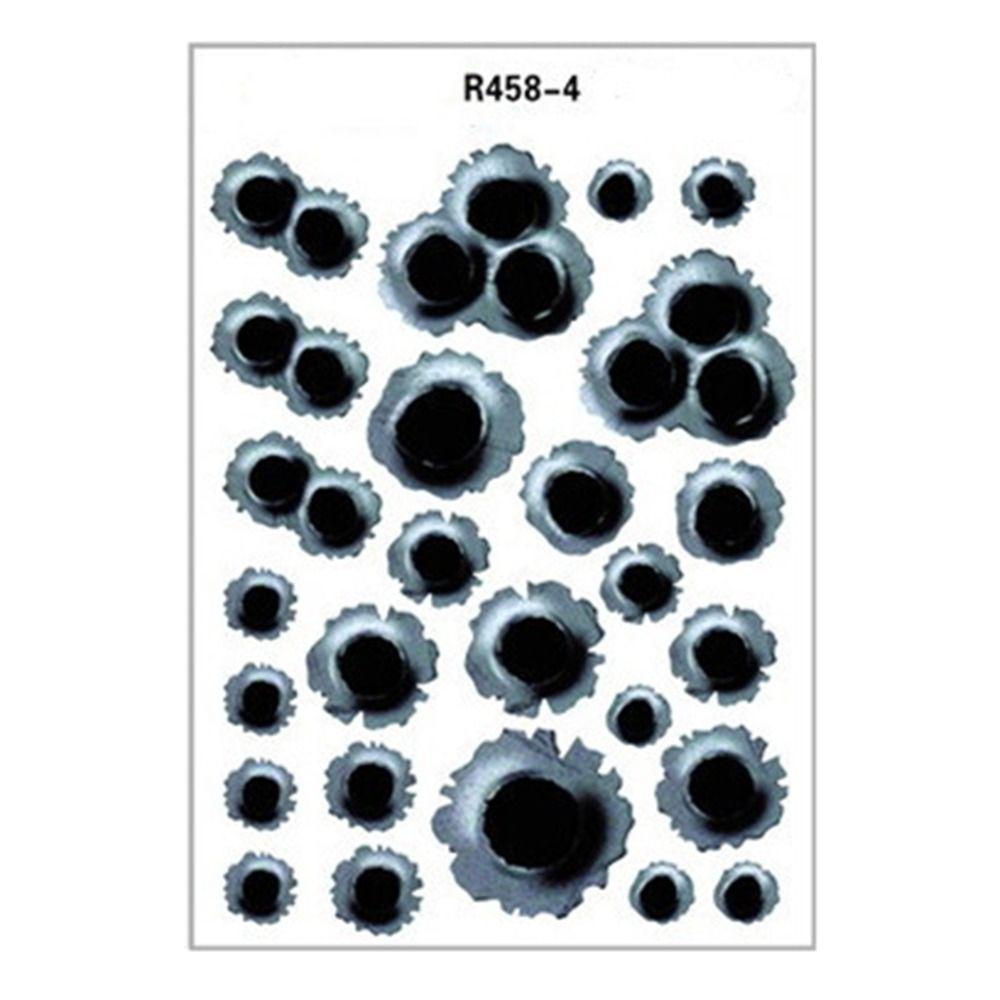 

Accessories Car Blood Vinyl Sticker Car Decal 3D Car Stickers Fake Hole Sticker Car Helmet Sticke 04