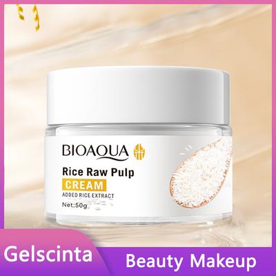 BIOAOUA Crema al Latte di Riso Idratante Ringiovanente Rinfrescante